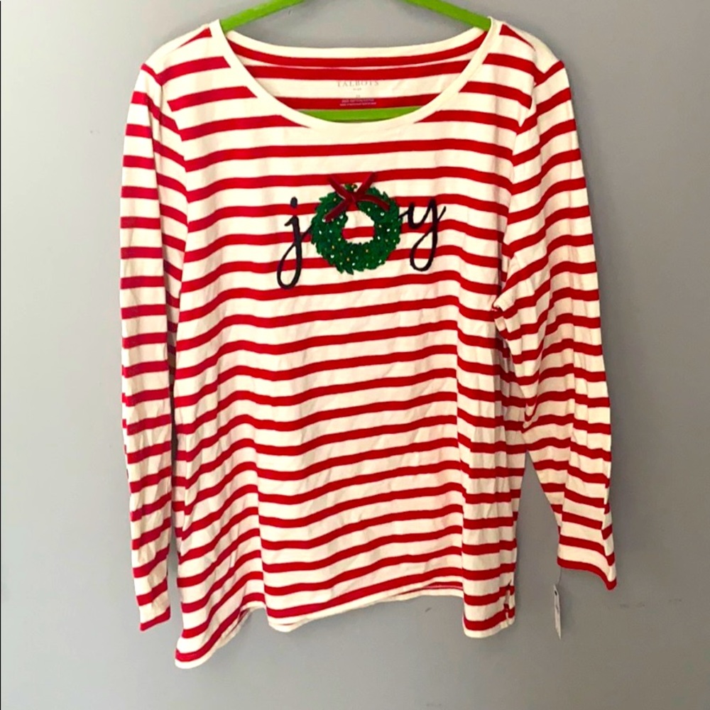 Talbots Christmas Top